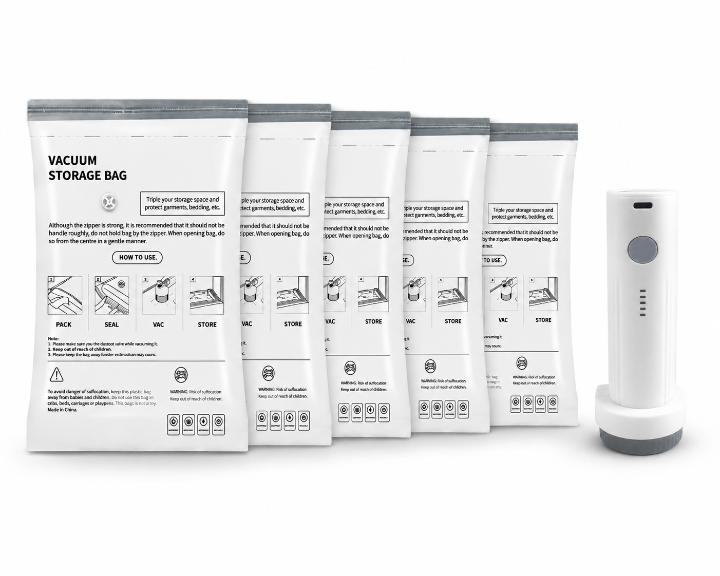 Limited-time 50% off ⏰ Pack 2x More Clothes Without Paying for Extra Luggage Vacuum Storage Bag