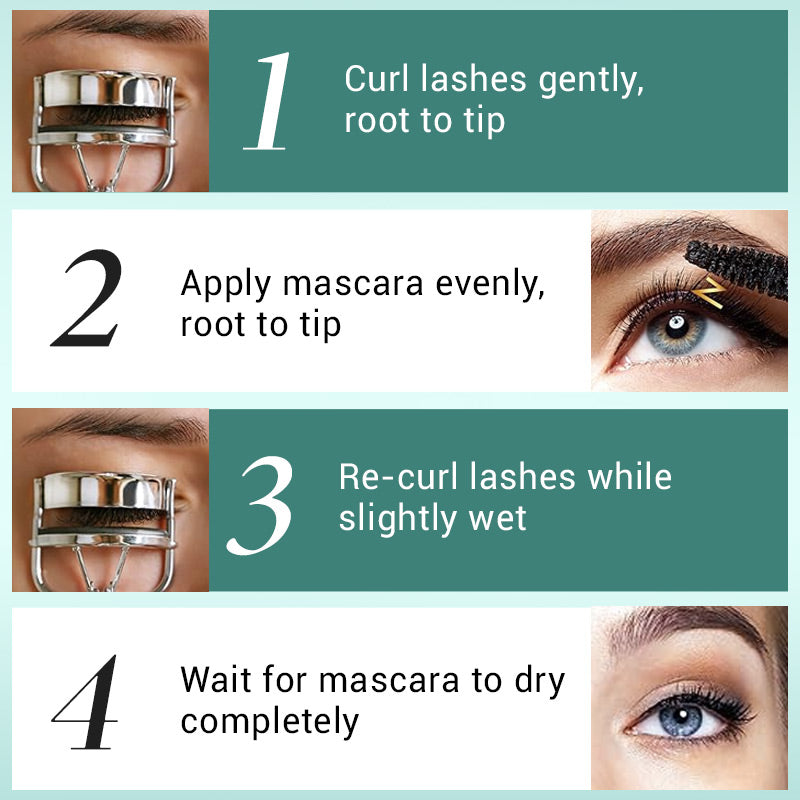 πποΈ Waterproof fiber mascara for natural volume, curl, and smudge-proof wear. π