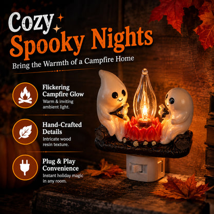 🎃👻Animated Seesaw Ghost Plug In LED Night Light
