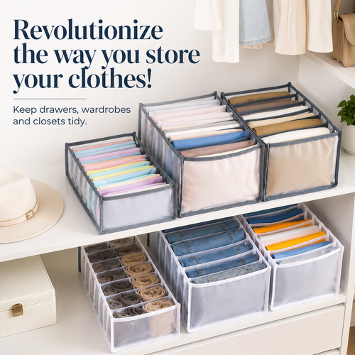 🌪️ Say Goodbye to Closet Clutter! Find Your Clothes in Seconds Without Ruining the Whole Pile 👚