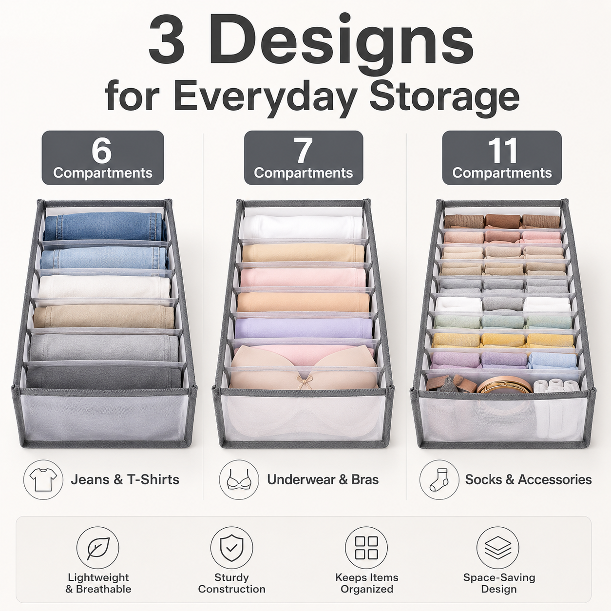 🌪️ Say Goodbye to Closet Clutter! Find Your Clothes in Seconds Without Ruining the Whole Pile 👚