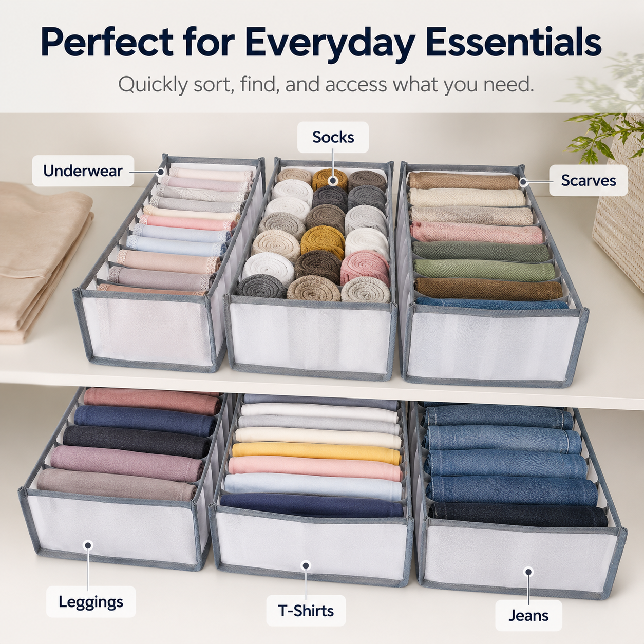 🌪️ Say Goodbye to Closet Clutter! Find Your Clothes in Seconds Without Ruining the Whole Pile 👚