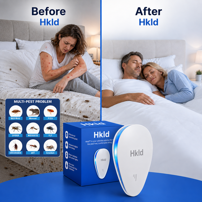 Hkld™ Plug-In Pest Repeller – Protect Every Room Without Sprays or Traps