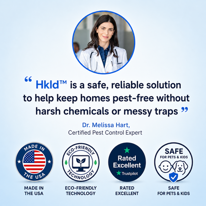 Hkld™ Plug-In Pest Repeller – Protect Every Room Without Sprays or Traps