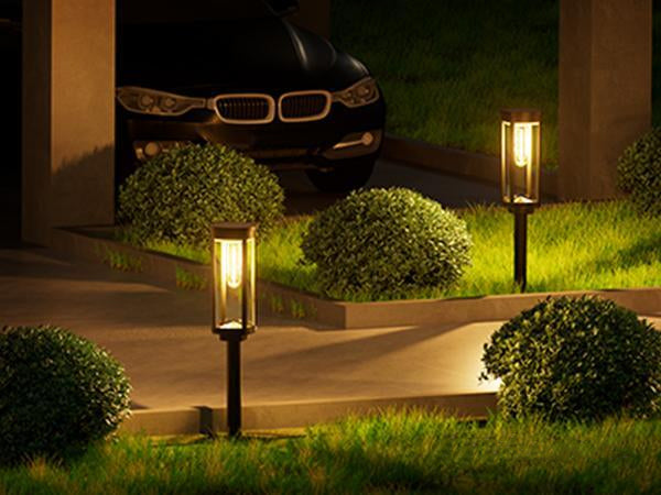 ✨Solar Garden Pathway Lights, Waterproof Auto On/Off Outdoor Decor🌟