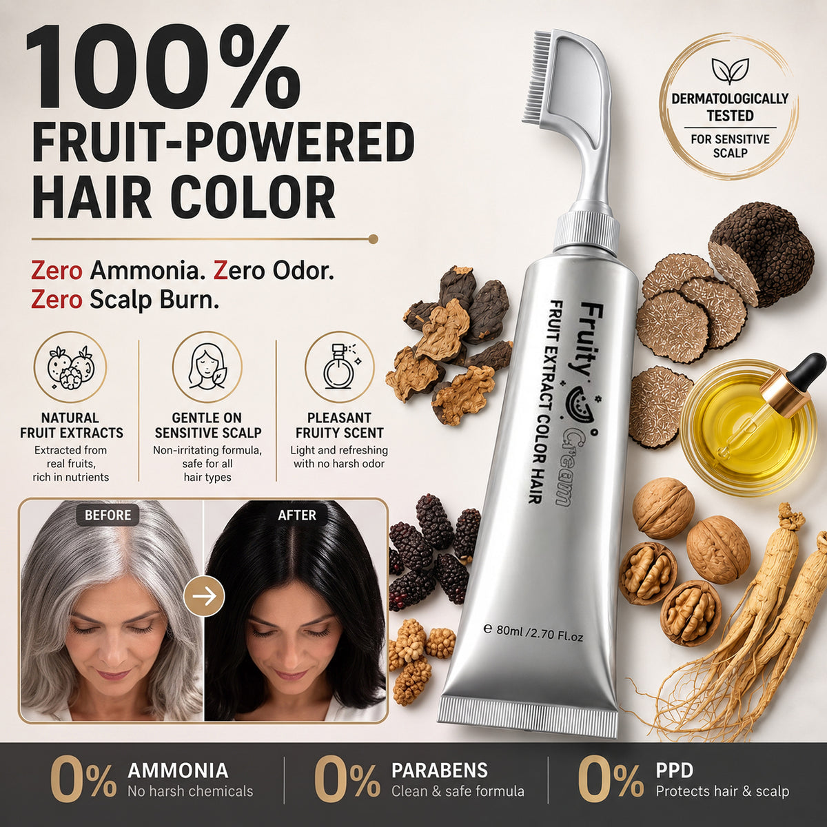 📢📢BUY 2 GET 1 FREE !! ⏰Vibrant, Long-Lasting Hair Color (With ZERO Damage!) ✨