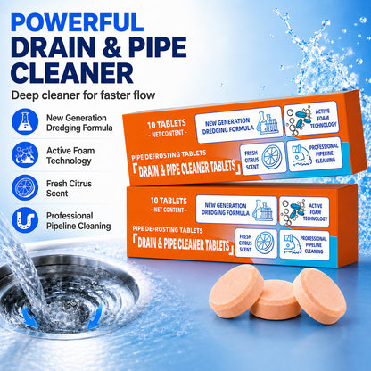 🔥 One Tablet. Cleaner Drains. Active Oxygen Drain Cleaner Tablets — No Fumes, No Mess, No Harsh Chemicals