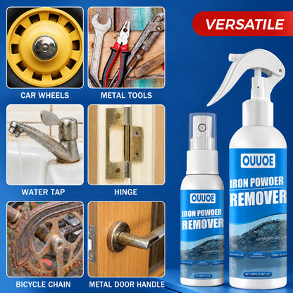 🔥 Multi‑Purpose Rust Remover Spray – Rust Gone, Metal Like New! 🛠️✨ Dissolves rust on contact – wheels, tools, chains, and more. 💪🚗