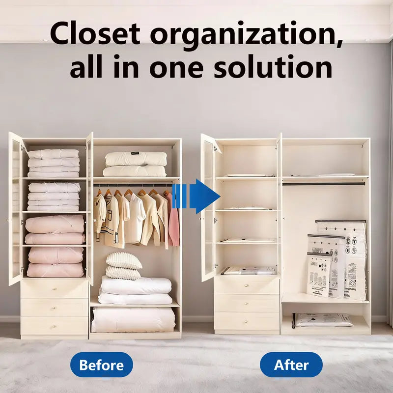 Limited-time 50% off ⏰ Pack 2x More Clothes Without Paying for Extra Luggage Vacuum Storage Bag