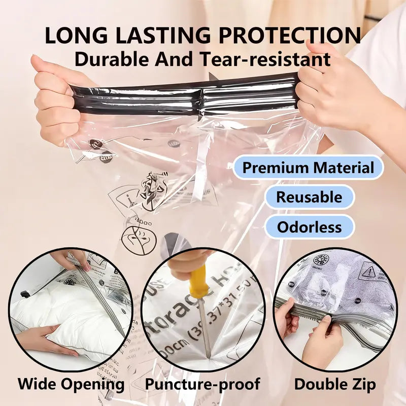 Limited-time 50% off ⏰ Pack 2x More Clothes Without Paying for Extra Luggage Vacuum Storage Bag