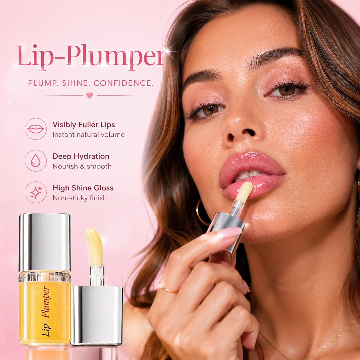 💋 Spicy Lip Plumper — Fuller-Looking Lip Plumper Gloss