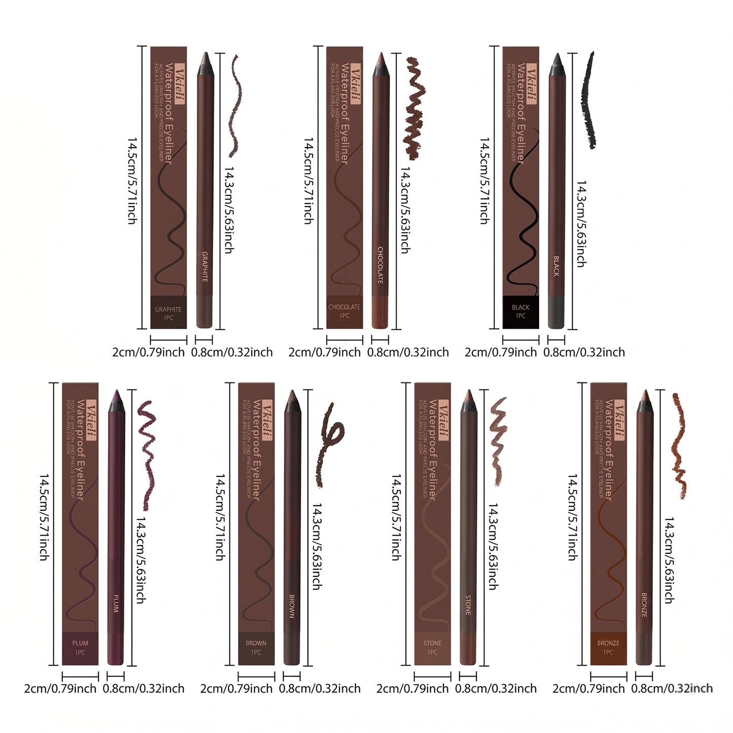 💞 BUY 1 GET 1 FREE 💞 Ultra-Pigmented Beachproof Gel Pencil Eyeliner 💜