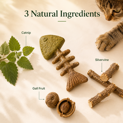 Catnip & Silvervine Chew