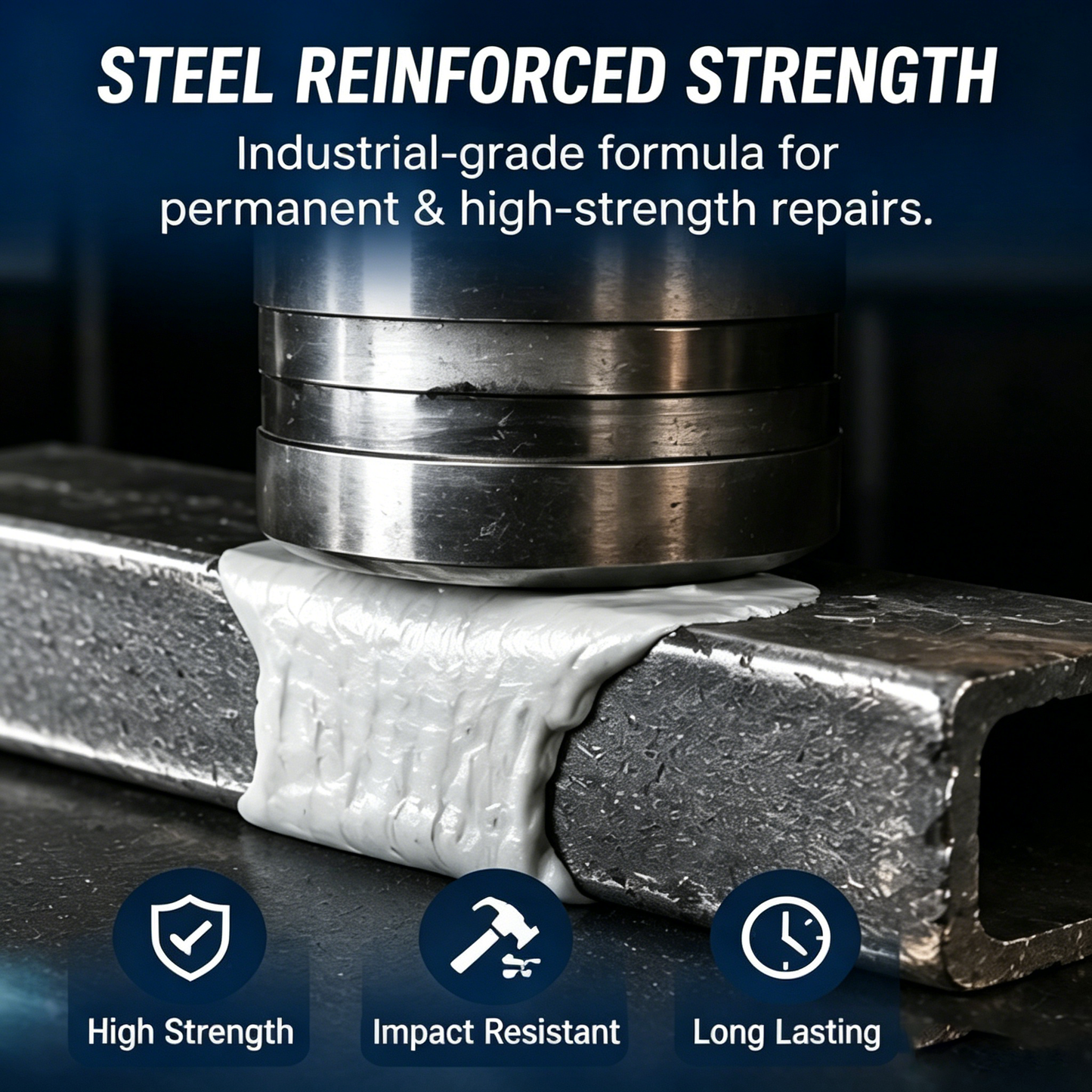 Steel-Reinforced Epoxy Repair Putty