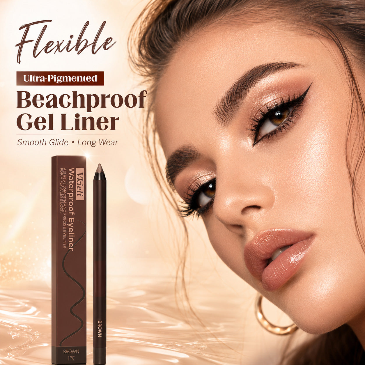 💞 BUY 1 GET 1 FREE 💞 Ultra-Pigmented Beachproof Gel Pencil Eyeliner 💜