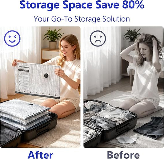 Limited-time 50% off ⏰ Pack 2x More Clothes Without Paying for Extra Luggage Vacuum Storage Bag