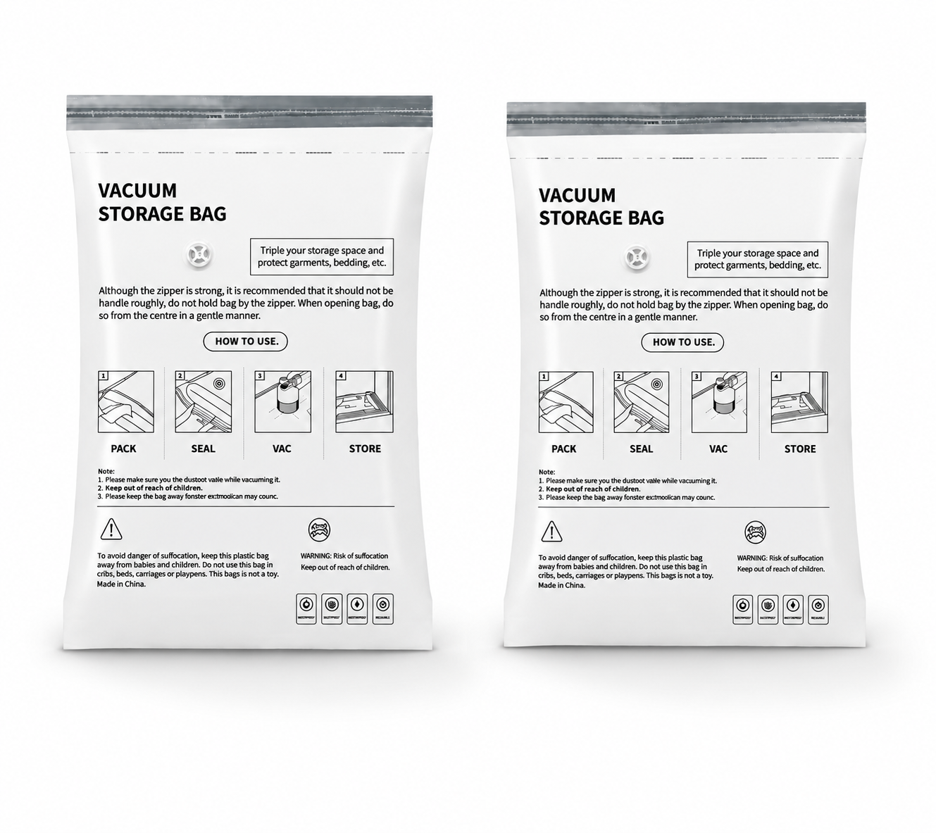 Limited-time 50% off ⏰ Pack 2x More Clothes Without Paying for Extra Luggage Vacuum Storage Bag