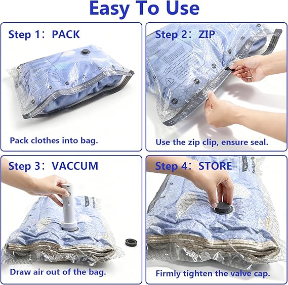 Limited-time 50% off ⏰ Pack 2x More Clothes Without Paying for Extra Luggage Vacuum Storage Bag