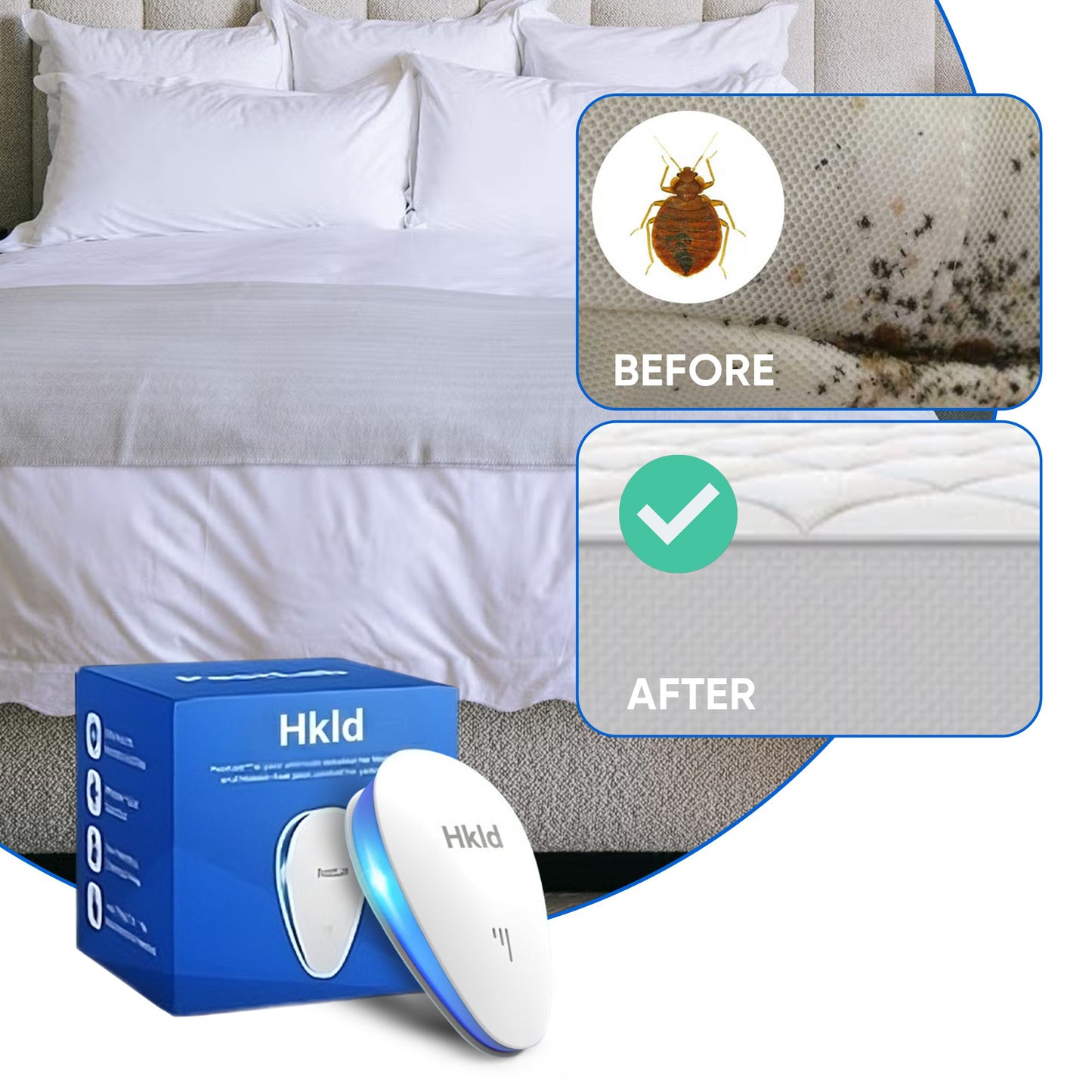 Hkld™ Plug-In Pest Repeller – Protect Every Room Without Sprays or Traps