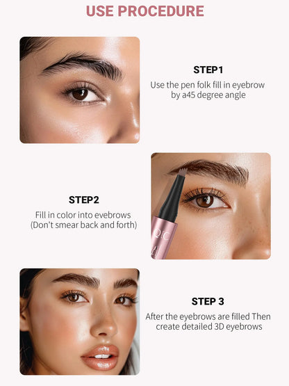 🥳BUY1 GET 1 FREE,Micro-Fork Eyebrow Pencil:Waterproof,Natural Hair-Like Strokes & Long-Lasting