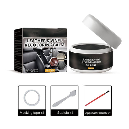 🔥Leather & Vinyl Recoloring Balm Kit – Restore Faded Seats, Sofas & Shoes