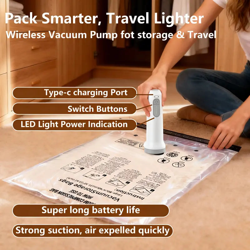 Limited-time 50% off ⏰ Pack 2x More Clothes Without Paying for Extra Luggage Vacuum Storage Bag