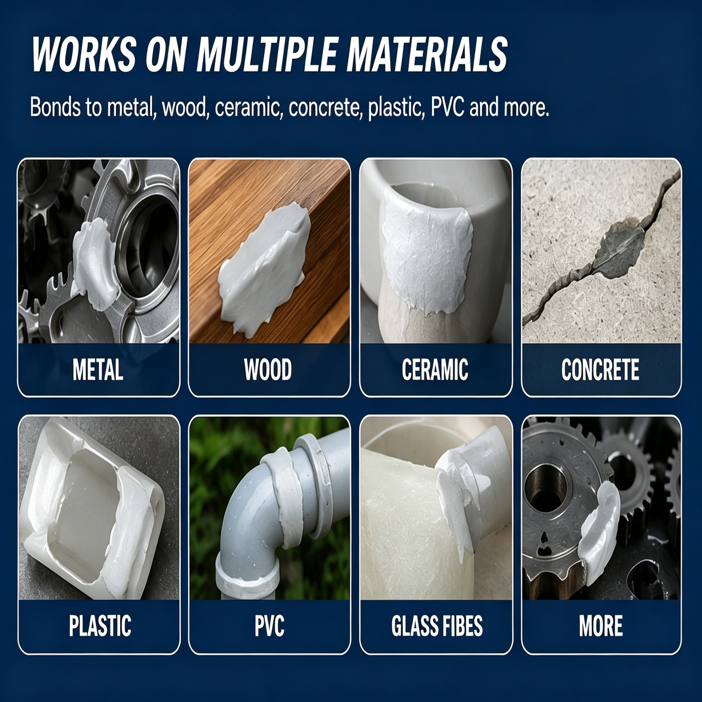 Steel-Reinforced Epoxy Repair Putty