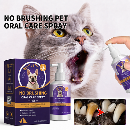 Fresher Dog Breath in Seconds — No Toothbrush Required.