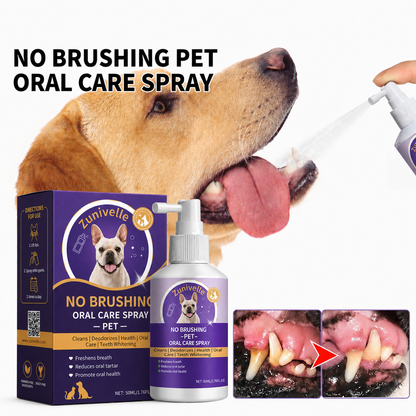 Fresher Dog Breath in Seconds — No Toothbrush Required.