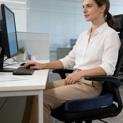 Premium Memory Foam Ergonomic Seat Cushion
